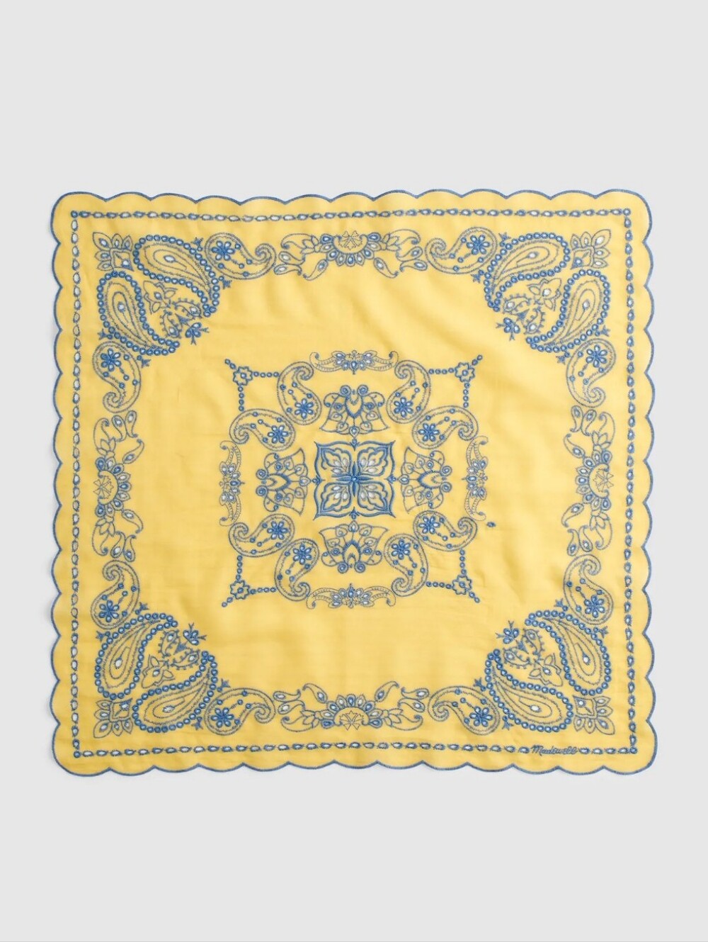 Madewell Organic Cotton Eyelet Bandana